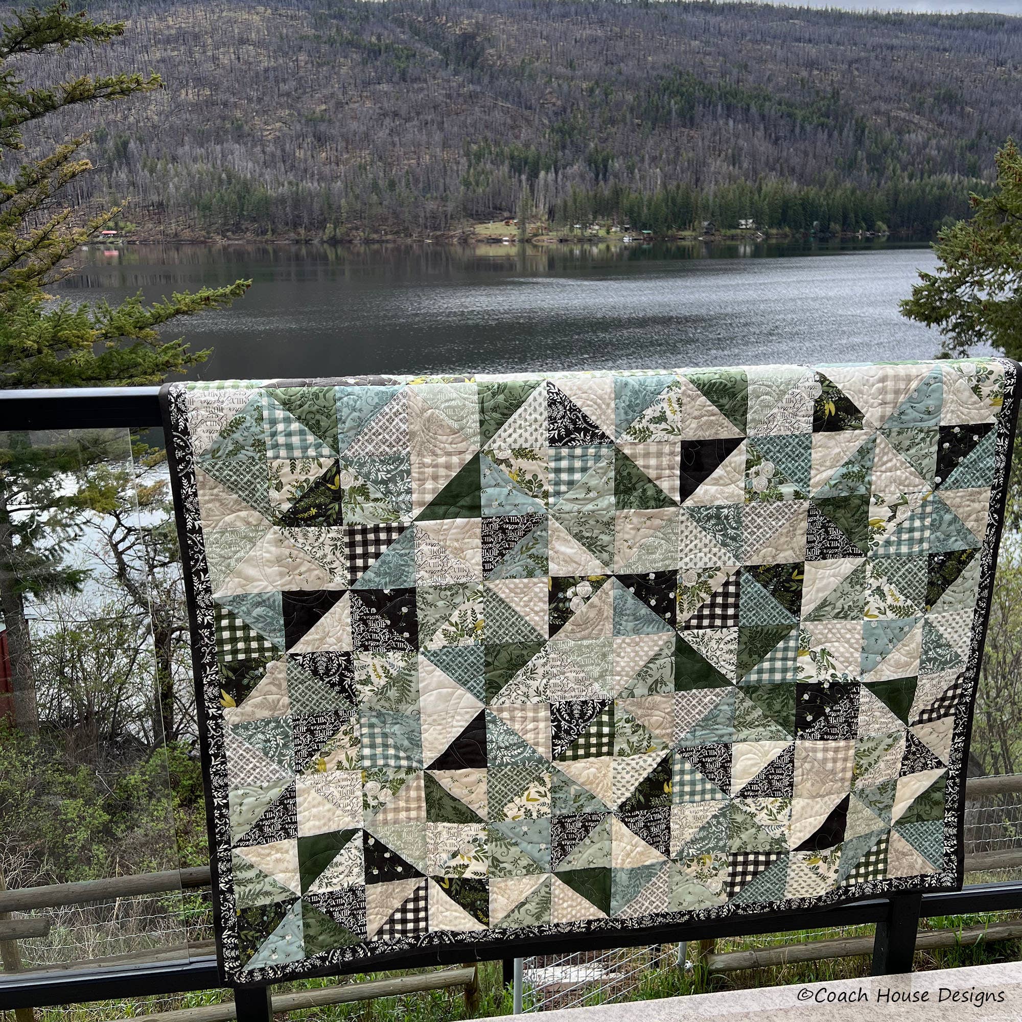 Coach House Designs - Wholesale Quilt - Scrappy Happiness Quilt Pattern5