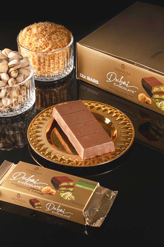 Galil Brands – wholesale Chocolate bar – Dubai Chocolate Bar | 3.5 oz | Leonessa3