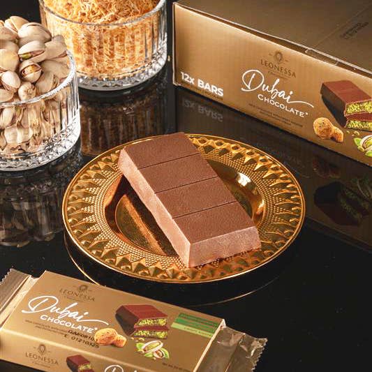 Galil Brands - Wholesale Chocolate Bar - Dubai Chocolate Bar | 3.5 oz | Leonessa3