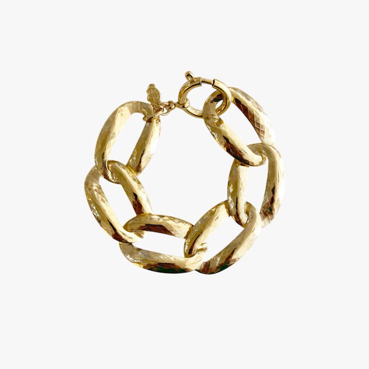 Gold PYTHON BRACELET for wholesale on Faire