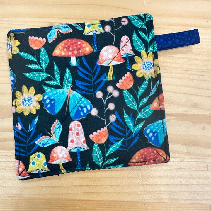 Mushrooms & Moths Print Fabric Jar Opener For Your Kitchen for wholesale by Craftinista Girl