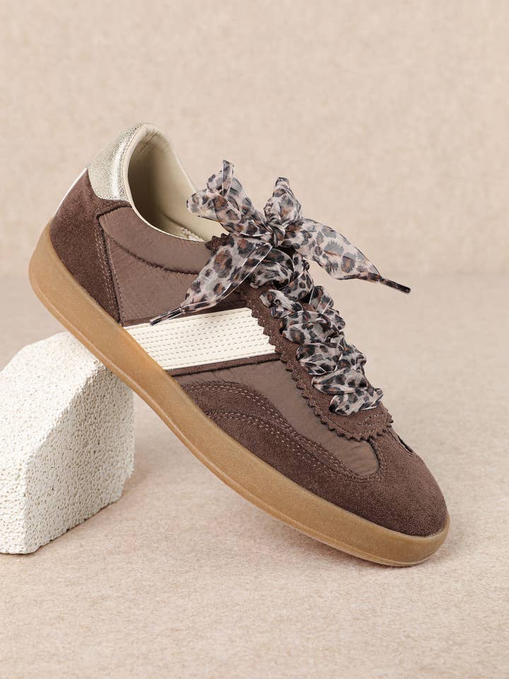 CCOCCI - Wholesale Lifestyle Sneakers - Women's - DIXIE SNEAKER SIDE STRAP LACE-UP COURT7