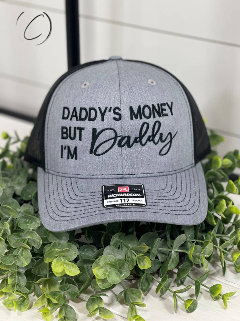 CMD Wholesale – Großhandel Trucker-Cap – Herren – Bestickte Snapback-Mütze Daddy's Money für Erwachsene