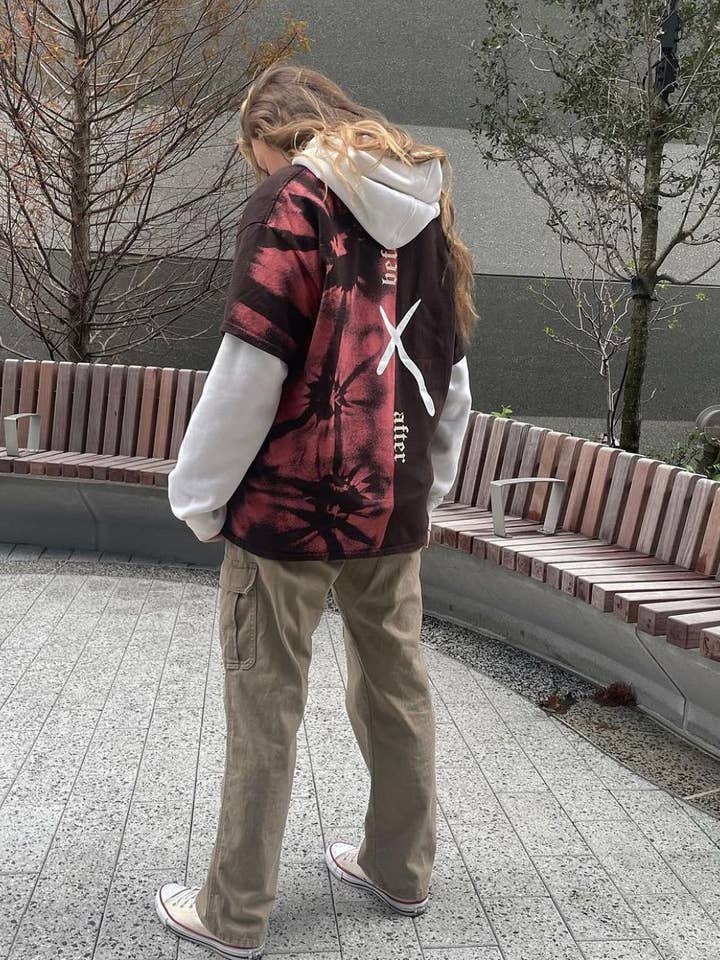 Camiseta Antes e Depois por atacado de Virtuous Stationery CO