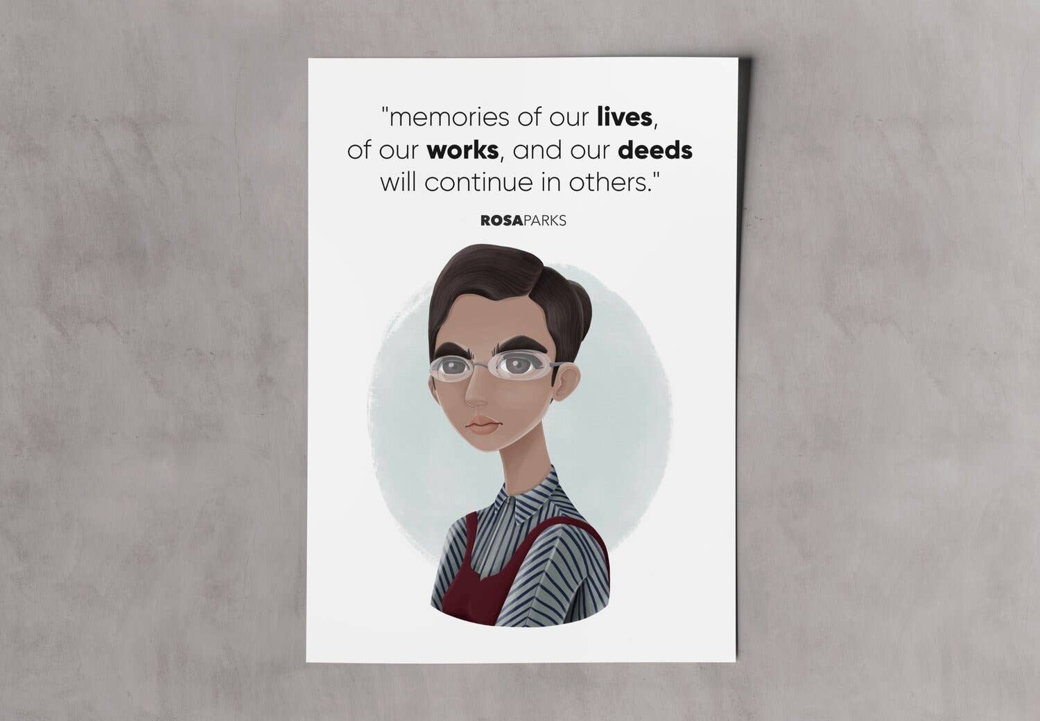 Another Wild Story - Wholesale Art Print - Rosa Parks Wall Art1