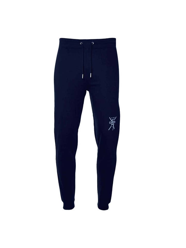 Pantaloni da jogging affusolati - Navy per la vendita all'ingrosso da parte di Ocean Rebel
