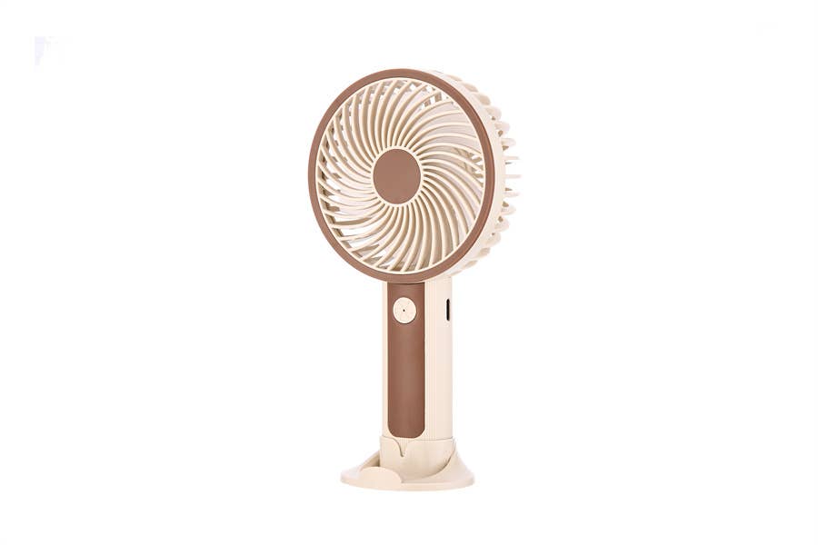 Nima Accessories Inc - Wholesale Handheld Electric Fan - Two Tones Light Weight Round Personal Fan0