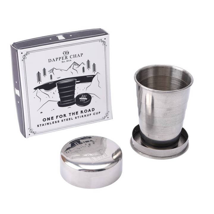 CGB Giftware - Wholesale Cocktail/Liquor Glass - Dapper Chap 'One For The Road' Stirrup Cup1
