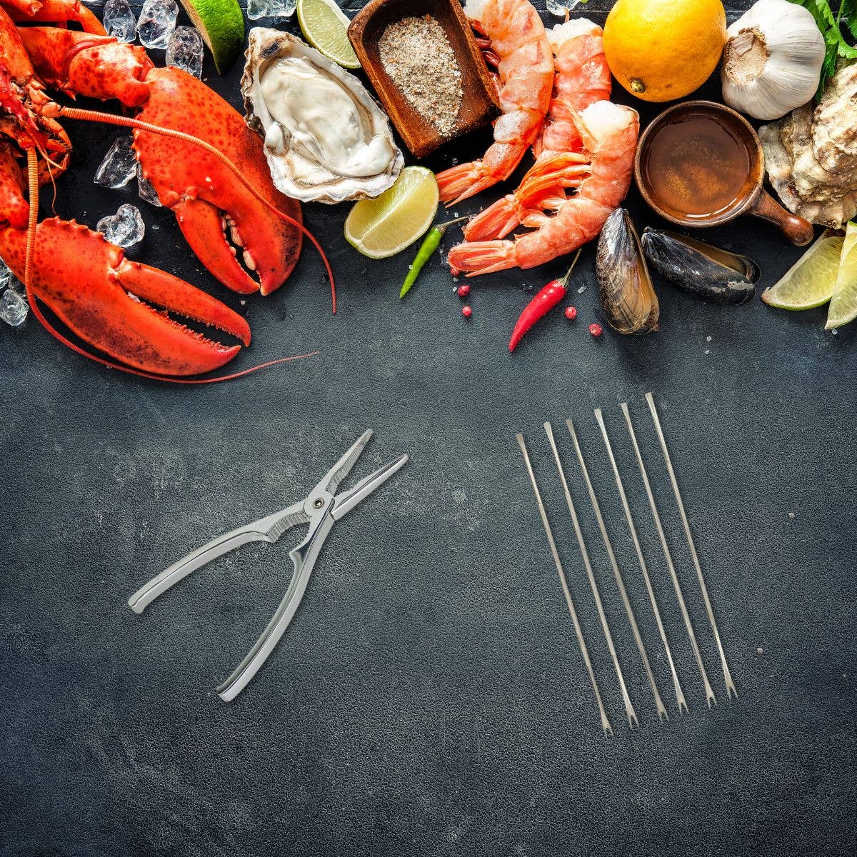 Fackelmann - Wholesale Serving Utensil - Set of 2 cooking utensils for crabs and lobsters1