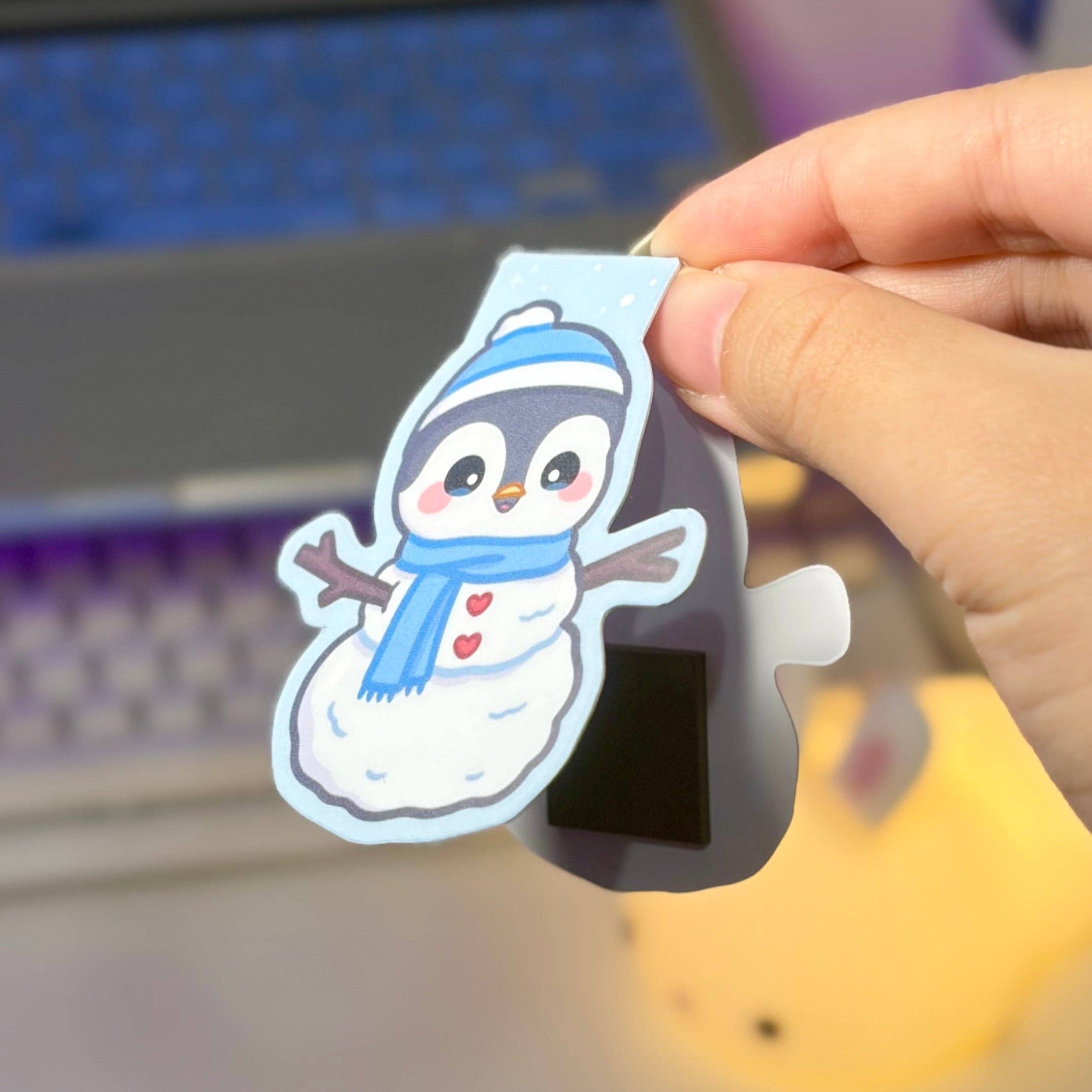 owloArt - Wholesale Bookmark - Cute Penguin Magnetic Bookmark2