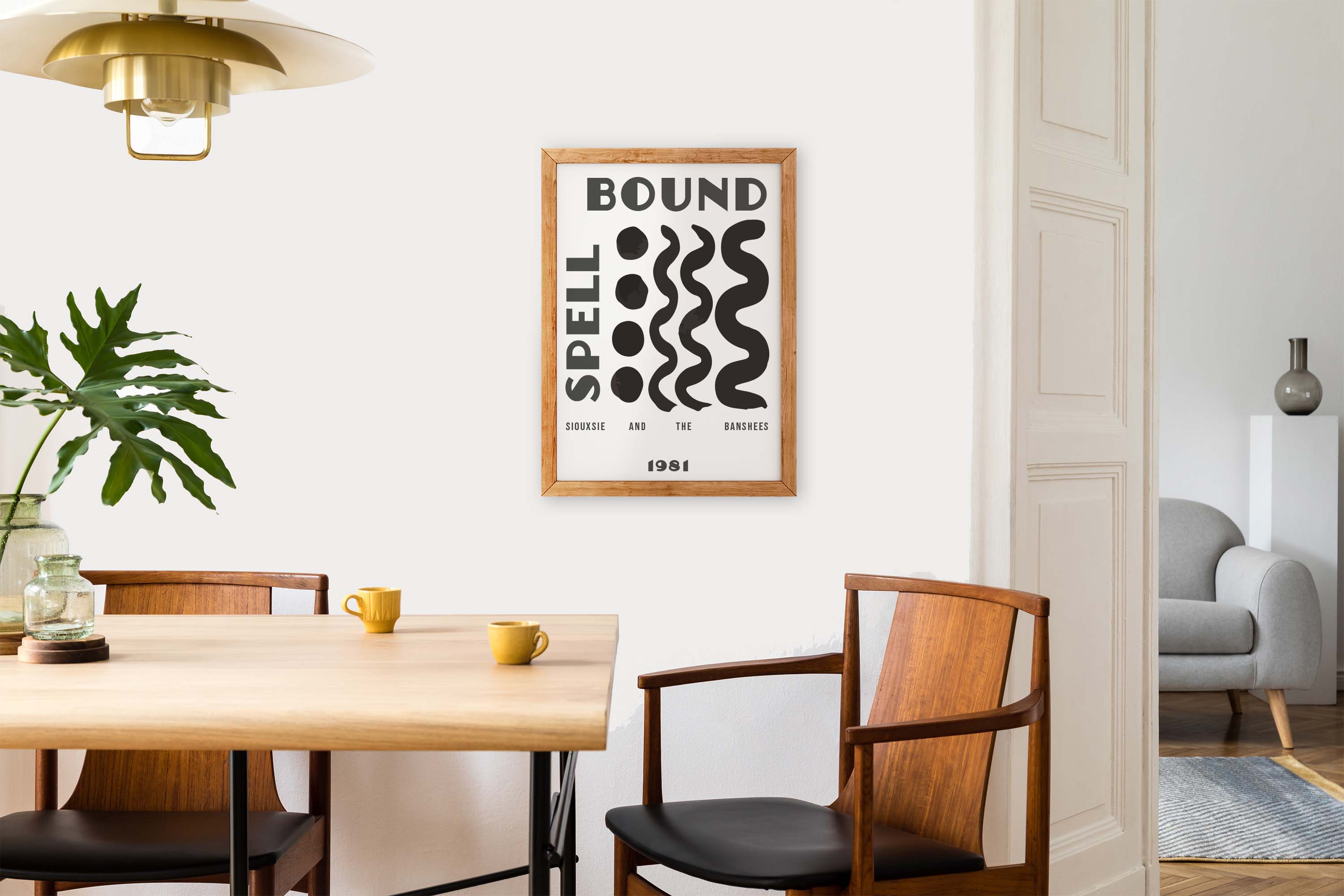 Fanclub - Vendita all'ingrosso Stampa artistica - Stampa artistica giclée astratta ispirata a Siouxsie incantata1