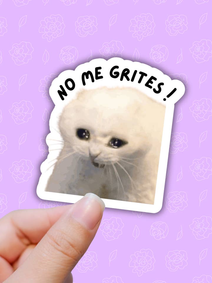 grappige memesticker voor katten, latinx-sticker, laptopstickers voor wholesale door Lalatina Shop