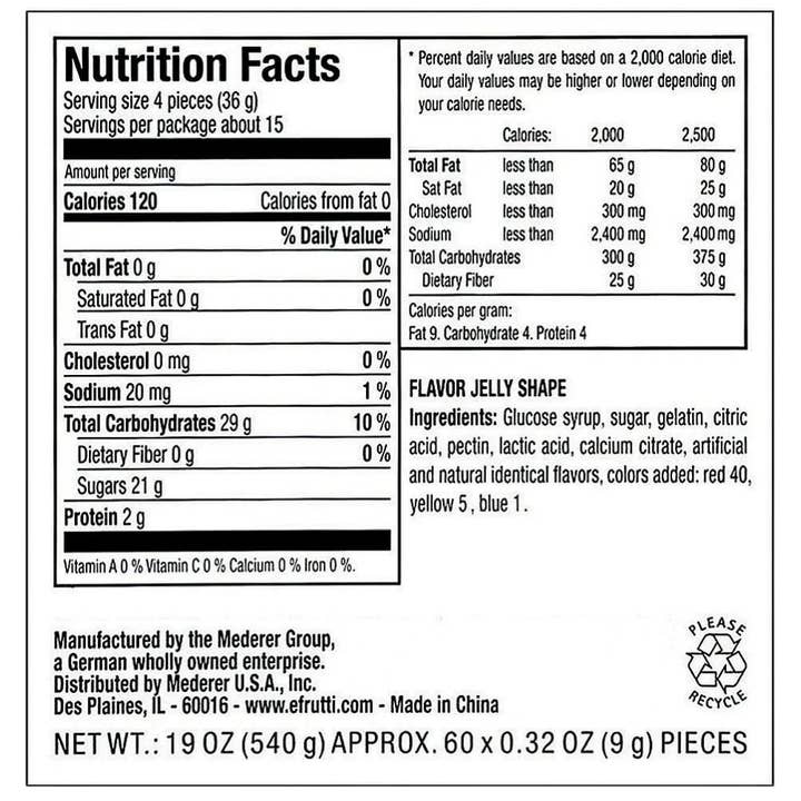 Horizon Top Market - Wholesale Gummy - eFrutti Mini Burger Sour Gummi Candy, Edibles, 60 Pieces2