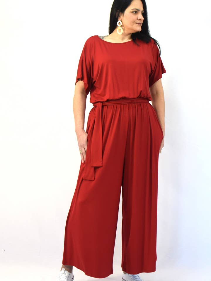 Torster & Ribeiro, Lda - CurvyShion - Wholesale Jumpsuit - Women's - Plus Size Jumpsuit GELYA - Sizes L to 6XL, 13 Summer Colors1