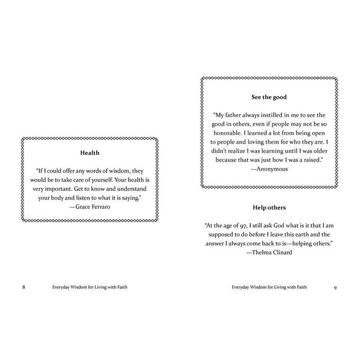 Simon & Schuster - Wholesale Religion - Everyday Wisdom for Living with Faith by Diana Fransis Onorato8