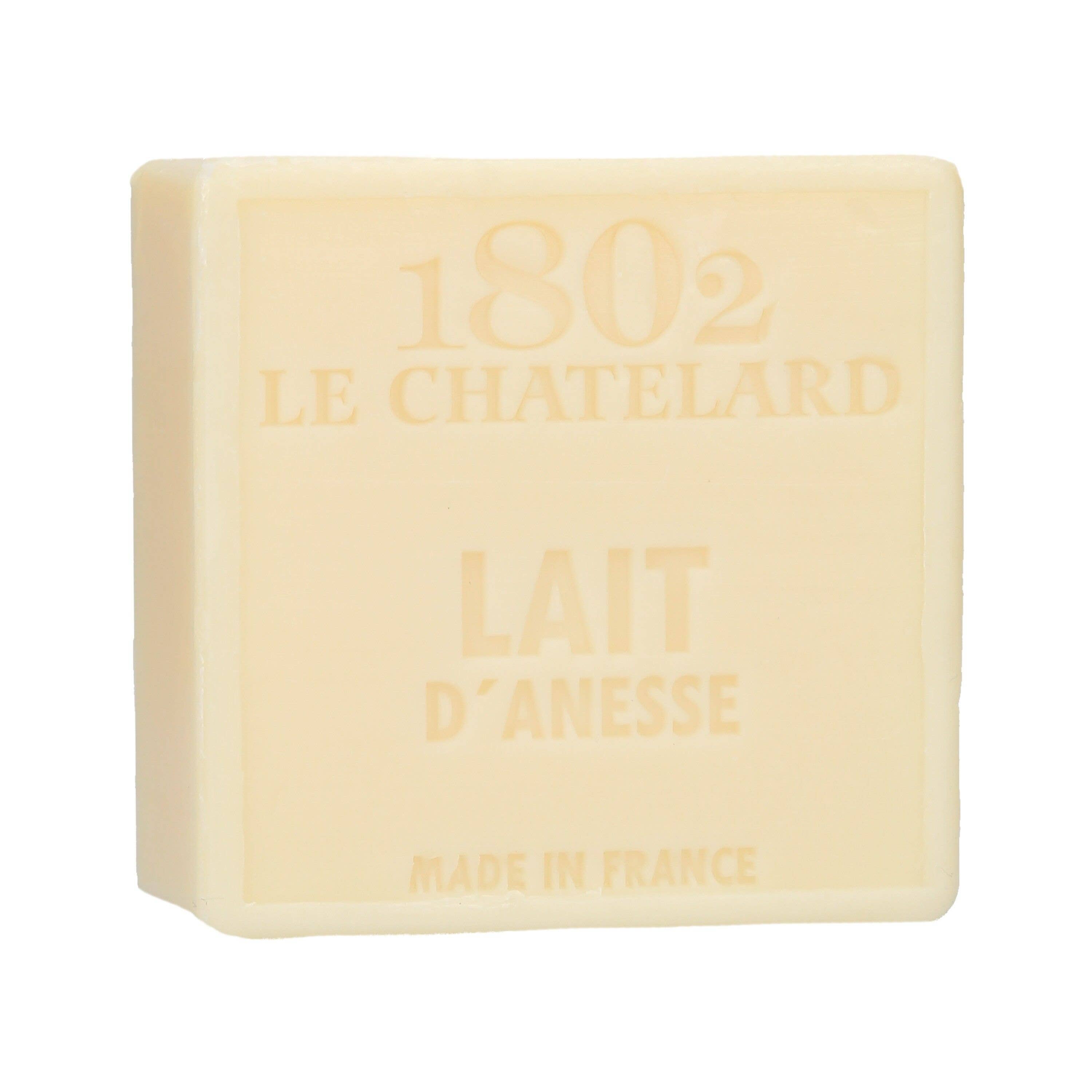 Le Chatelard 1802 - Wholesale Bar Soap - SQUARE SOAP 100 G DONKEY MILK - PALM OIL FREE0