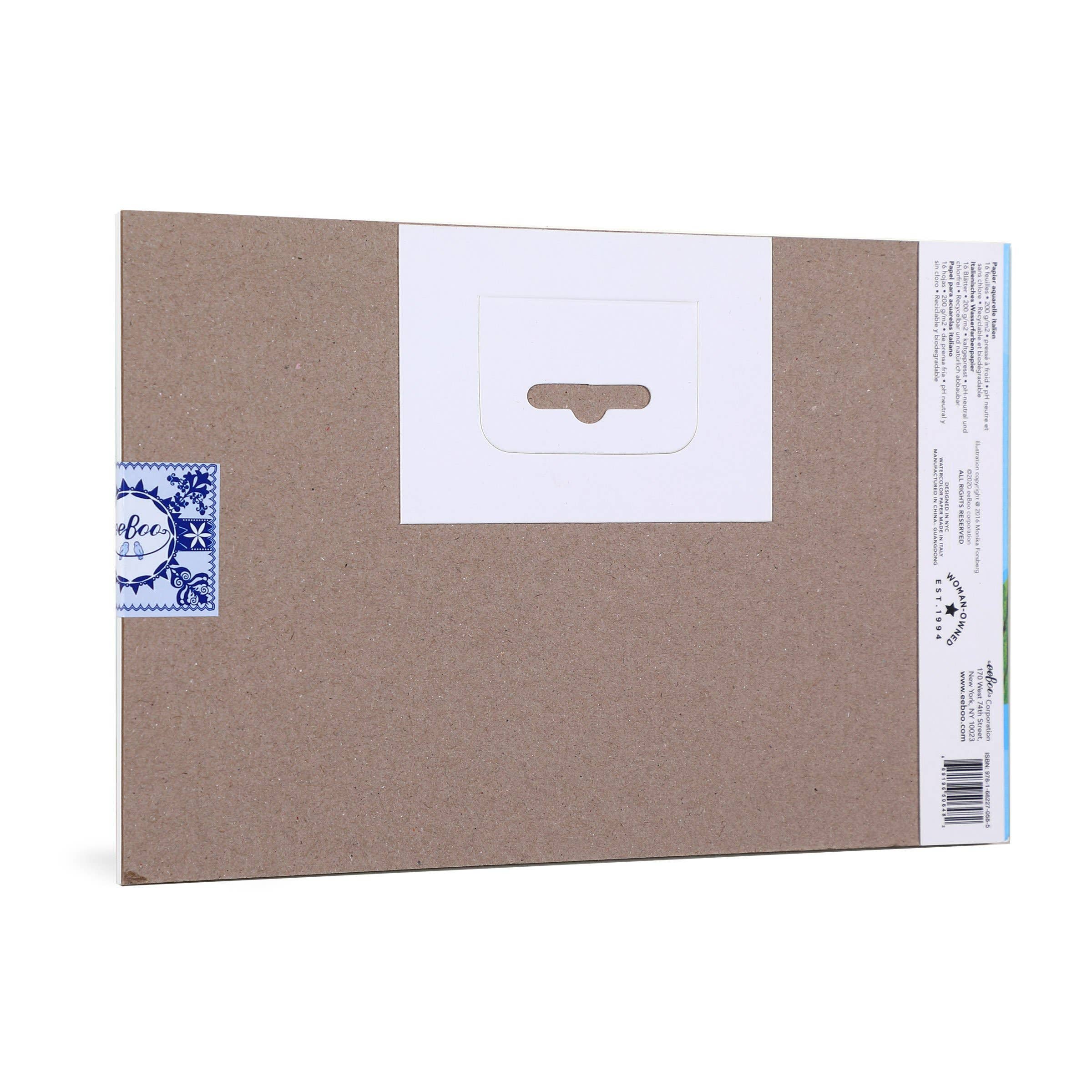 eeBoo - Wholesale Sketchbook/Sketchpad - In The Sea Watercolor Cold Press Watercolor Paper1