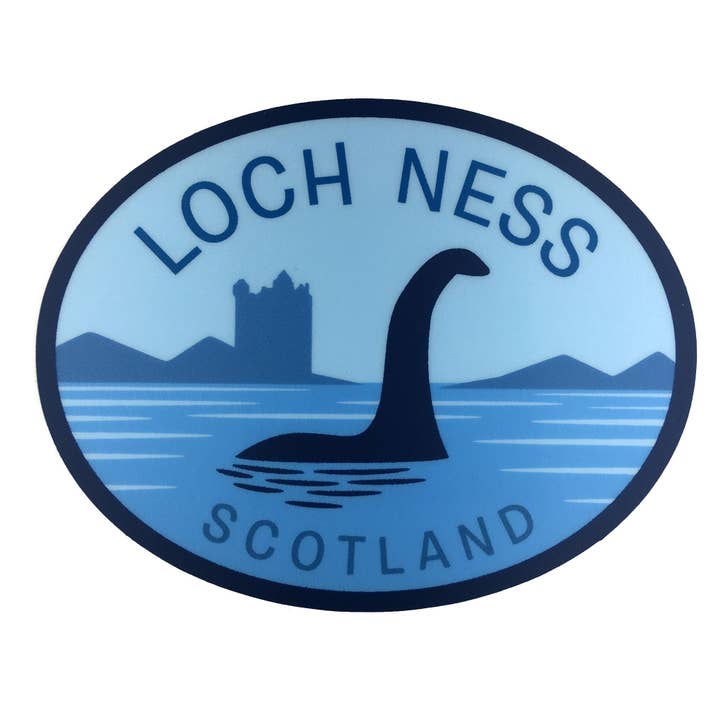 Loch Ness, Scotland Travel Sticker for wholesale by Monsterologist