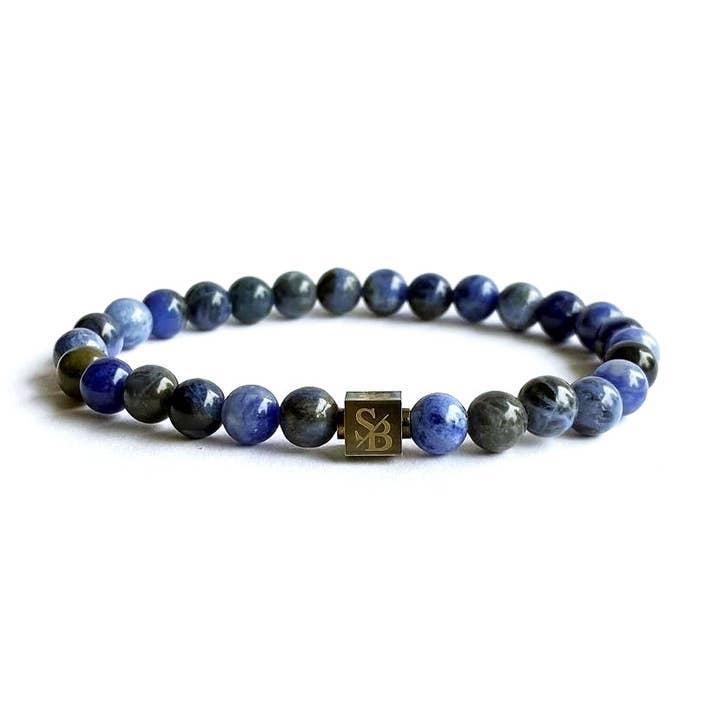 Pierres Lapis Lazuli 6 mm pour la vente par Stoney Bracelets