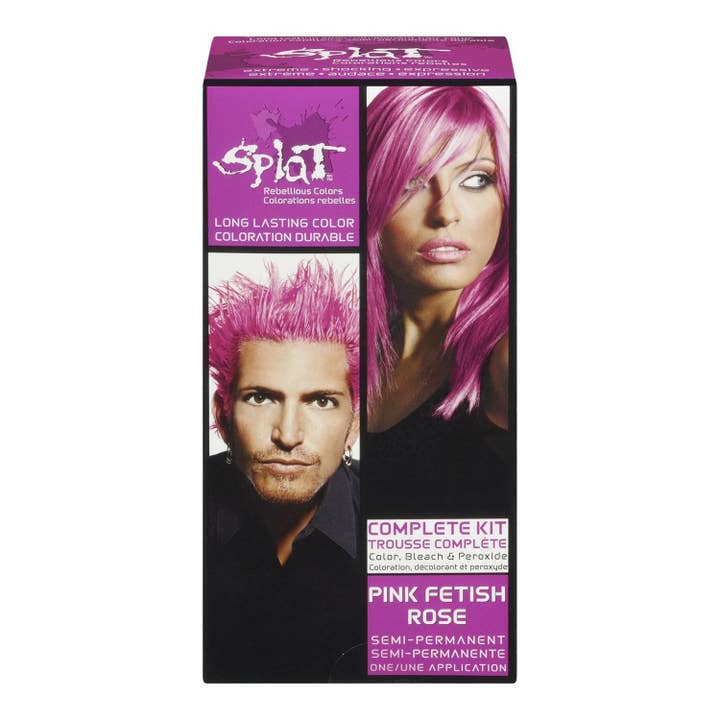 KT Supply - Vendita all'ingrosso Tinte per capelli - Kit colori ribelli Splat Rosa Fetish Rose