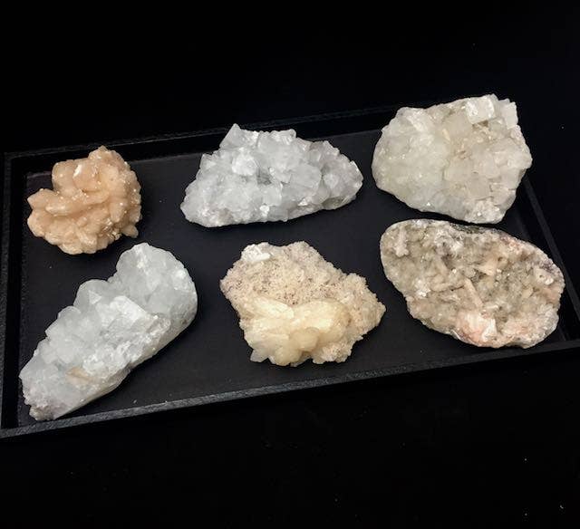 Raj Minerals Inc – wholesale Spiritual stone/crystal – Assorted Crystals Zeolite Flat Large - 6 pcs11