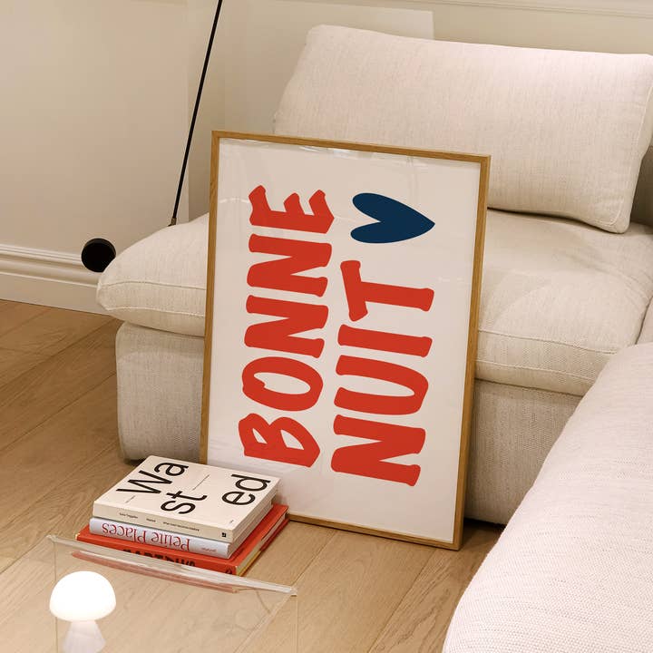 Fanclub – Großhandel Kunstdruck – Giclée-Kunstdruck „Bonne Nuit French Coffee Kitchen“