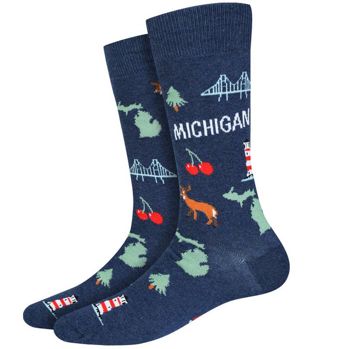 Michigan Destination Sokker for engroshandel hos Sock Harbor / Bigfoot Sock Co.