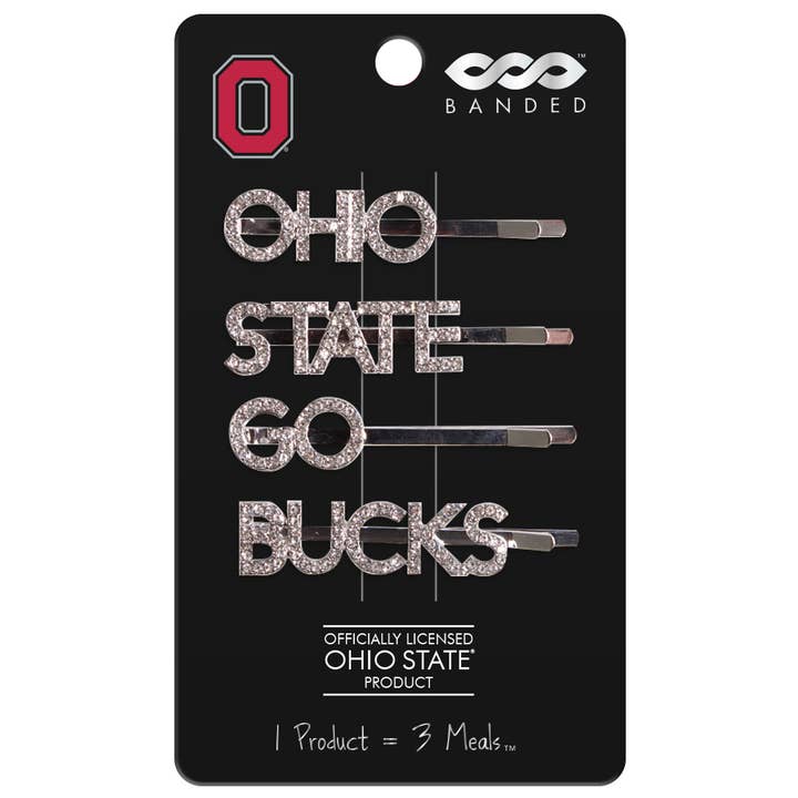 BANDED - Wholesale Hair Pin - Ohio State® Rhinestone Pins