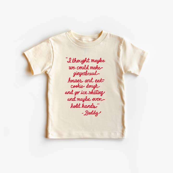 Benny & Ray Apparel - Wholesale Screen Printed T-Shirt - Kids - Buddy Quote Merry Christmas Santa Claus Christmas Shirt