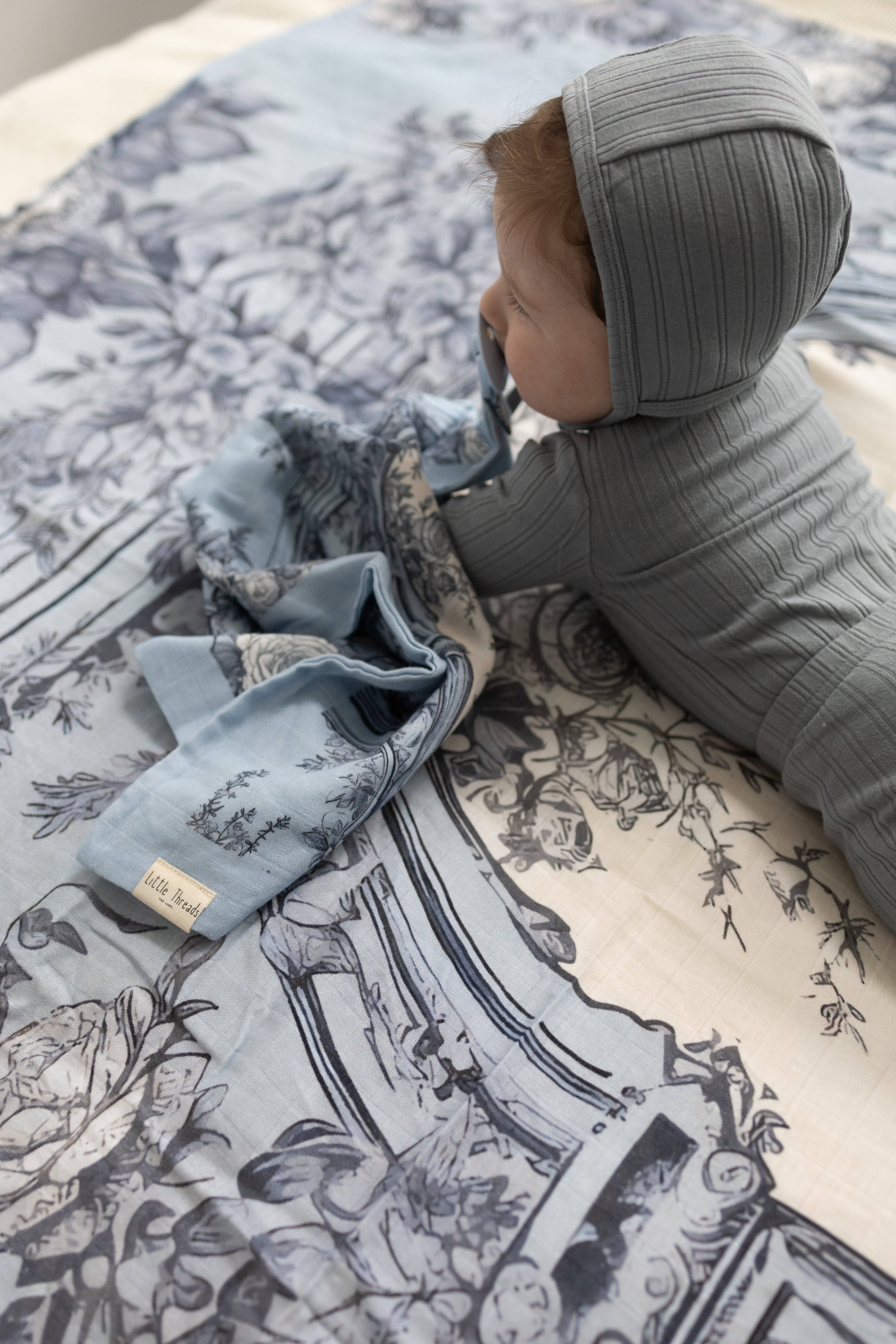 Little Threads - Wholesale Security/Cuddle Blanket - Baby - The Garden Window Lovey2
