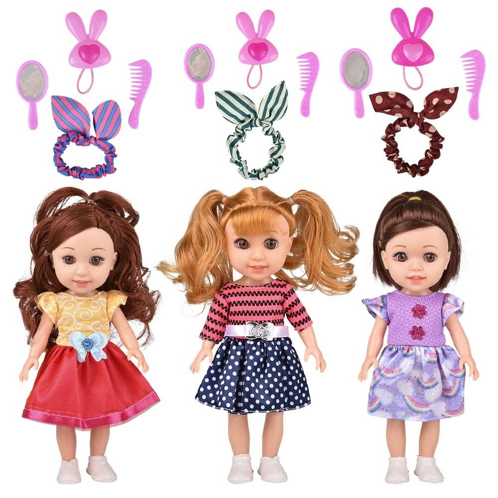 La Luna Bella - Toys - Wholesale Pop - Kinderen - 10" Pop met accessoires voor kinderen - La Luna Bella1