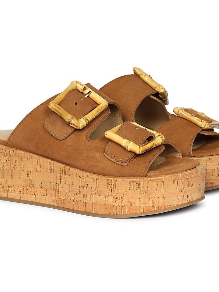 Corkie - Sandálias Cognac por atacado de Future Brands Group