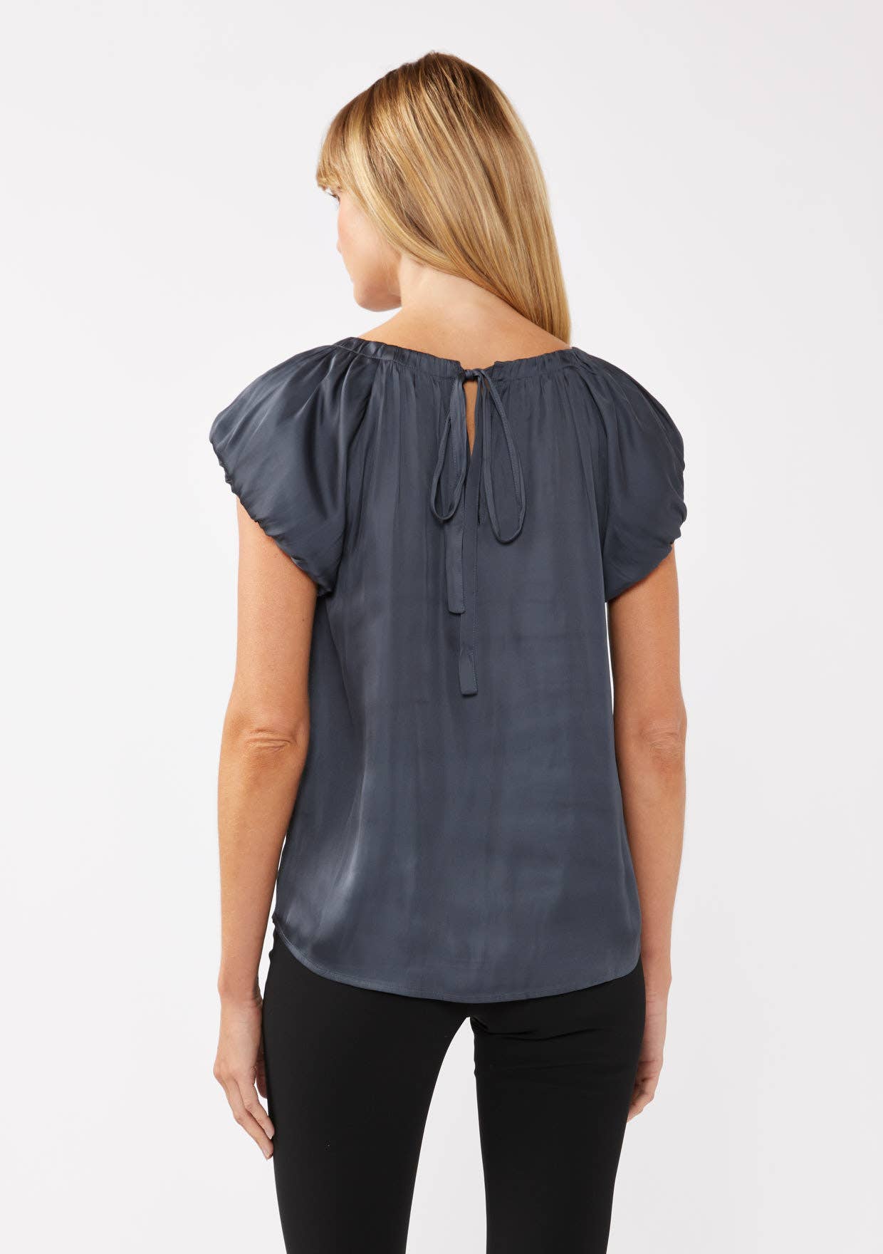 Lovestitch - Wholesale Blouse - Women's - Short Sleeve Raglan Top with Back Tie7