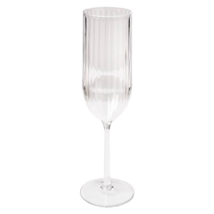 Sophistiplate - Wholesale Champagne Flute - Champagne Modern Tall | Clear | 8 Oz