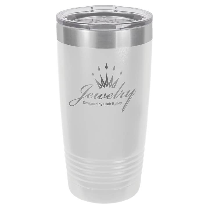 Acential Drinkware - Wholesale Insulated Mug/Tumbler - Custom 20 oz Tumbler, Laser Engraved, Business Logo Tumbler