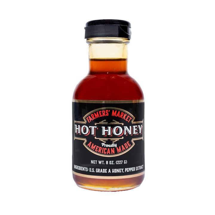 Merchandise Unlimited - Wholesale Honey - Farmers' Market Hot Honey 8oz - Locally Sourced