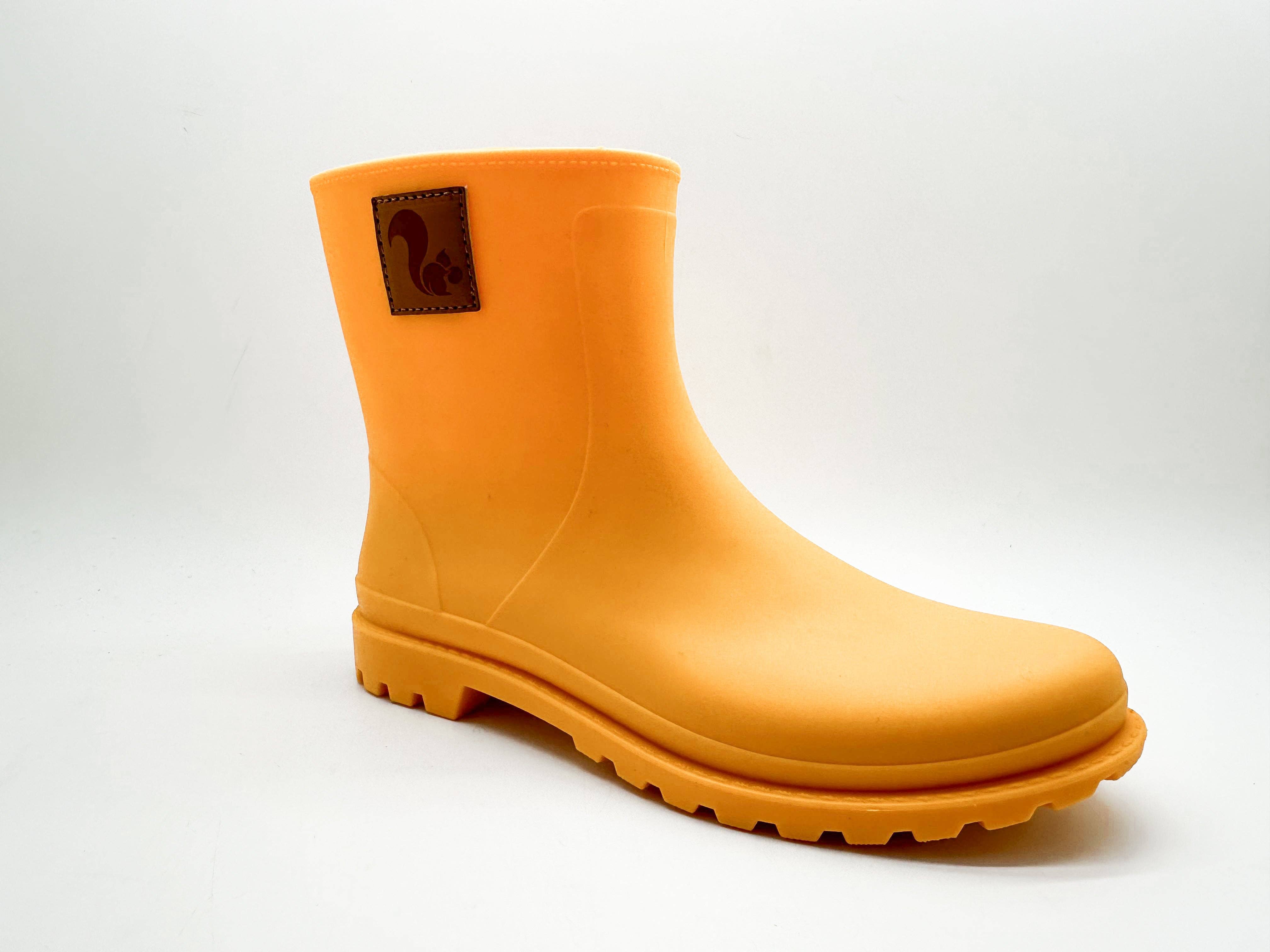 thies ® Bio Rainboot orange juice vegan | 100% waterproof biodegradable rainboots for wholesale on Faire3