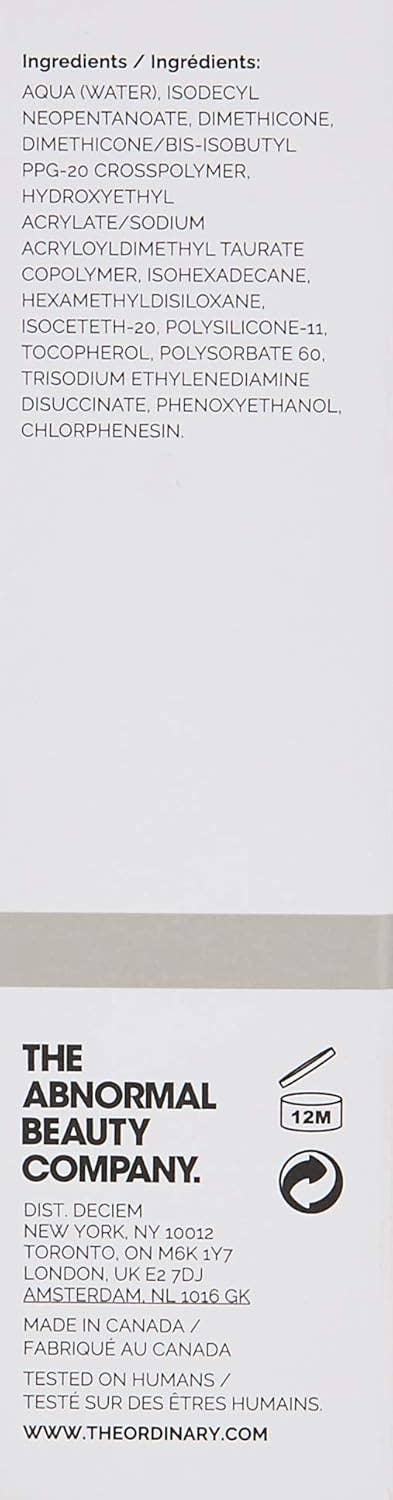 MEHIAZ - Wholesale Face Makeup Primer - The Ordinary Silicone Primer - 1 oz3