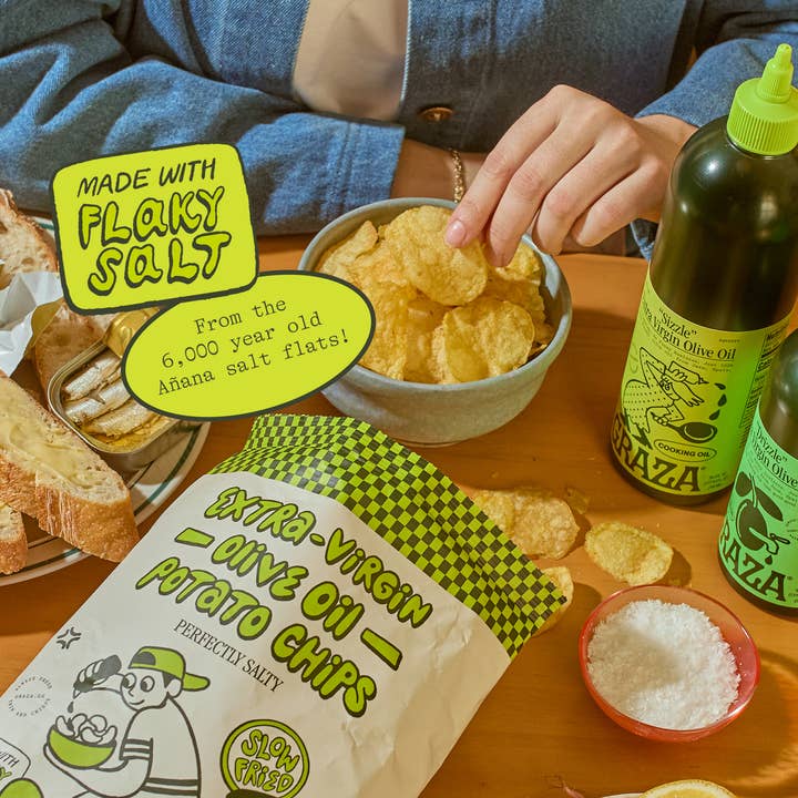 Graza - Wholesale Chips - Graza's Perfectly Salty Chips Fried in EVOO