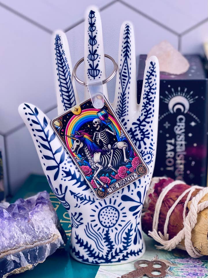 The Audacity Keychain for wholesale by Ginga Textile Designs L.L.C