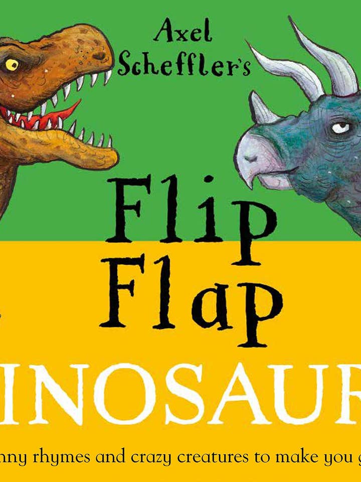 Flip Flap Dinosauri di Axel Scheffler (Cartonato) per la vendita all'ingrosso da parte di Bookspeed