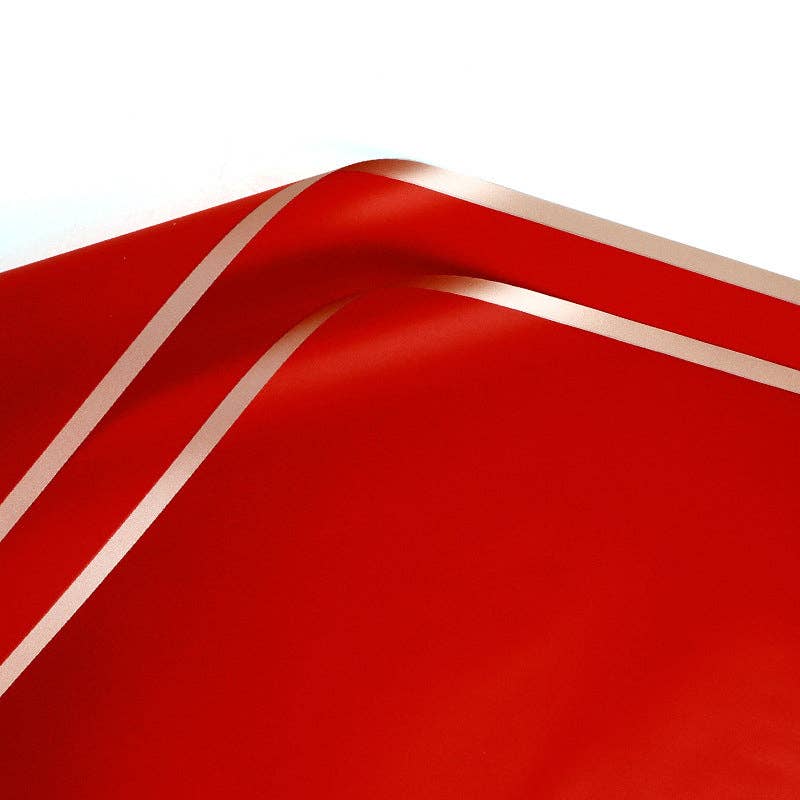 Elegant Design Supply – wholesale Flat wrap – Gold Edge Waterproof Flower Wrapping Paper (20 sheets-bag)2