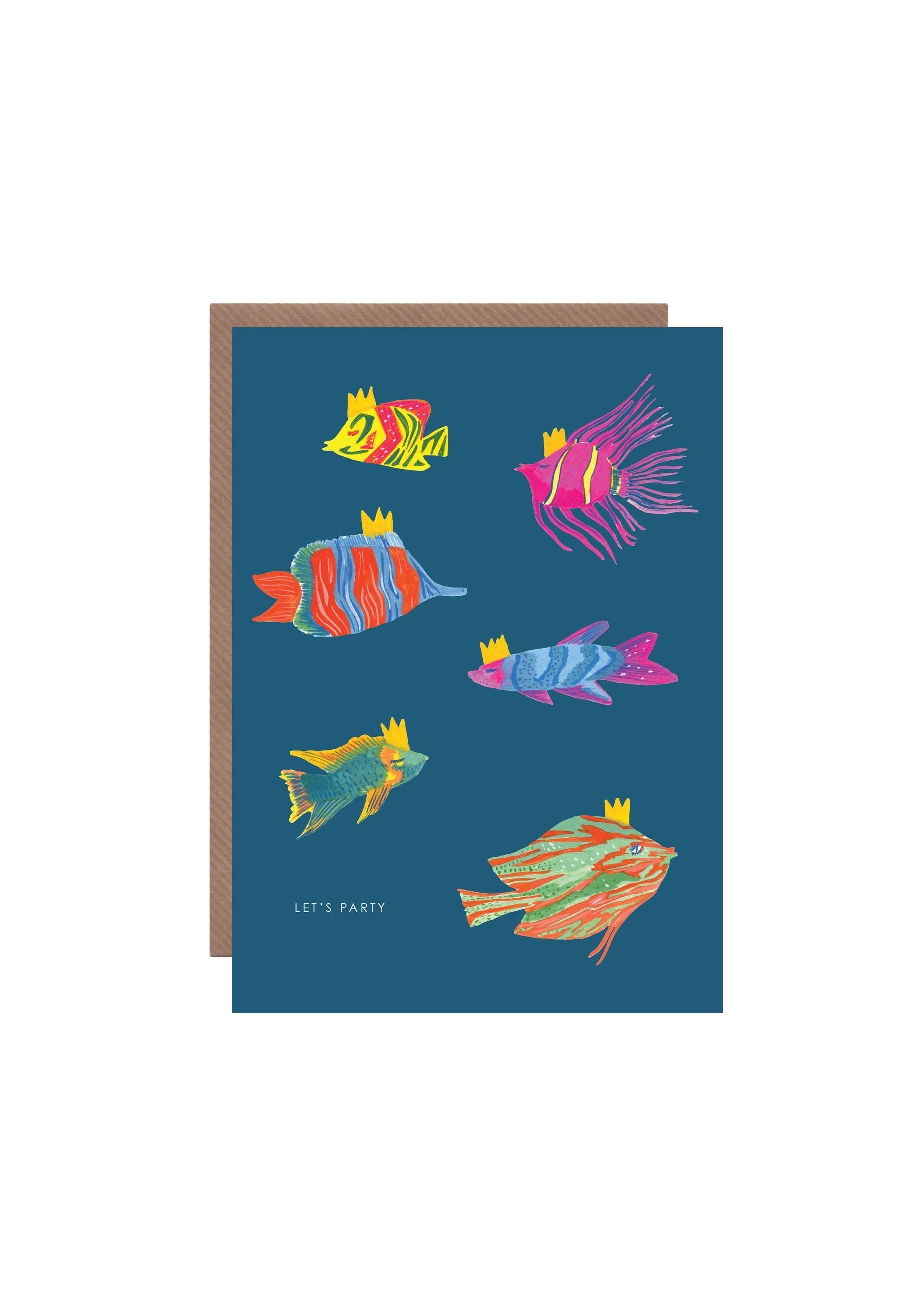 Hutch Cassidy - Wholesale Birthday Card - 'Party Fish' Birthday Greetings Card