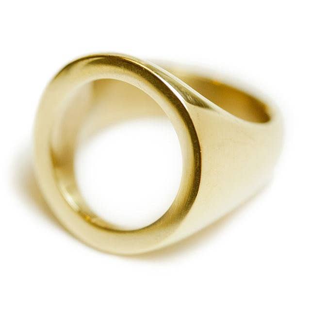 Open Circle Statement Ring for wholesale by SOKO