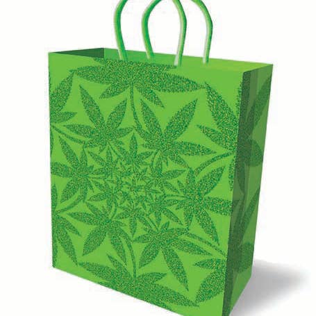 Little Genie Productions - Wholesale Gift Bag - Cannabis Glitter Ganja Gift Bag0