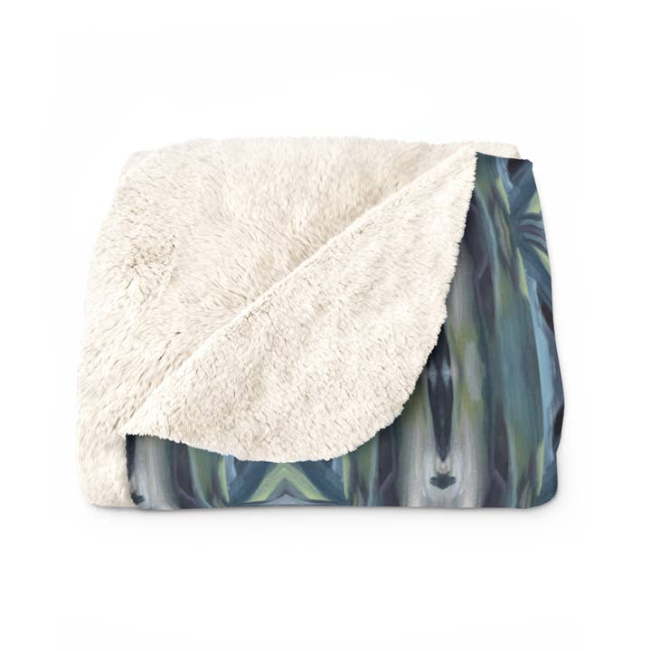 PALMER K Designs - Wholesale Throw Blanket - Sherpa Throw / Blanket: Geometric (CAP/P2)5