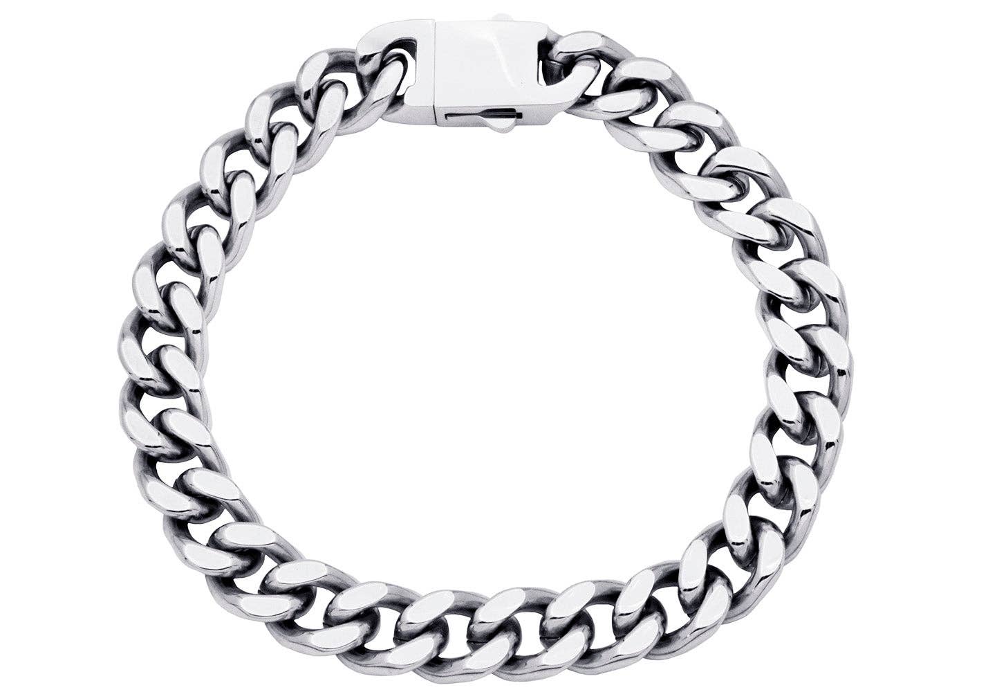 Blackjack Mens Jewelry – wholesale Link & chain bracelet – Men's S.Steel Cuban Link Chain Bracelet0