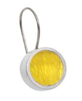 Origin Jewelry - Vente Boucles d'oreilles pendantes - Boucles d'oreilles pendantes en résine et coquillage - Rondes, monture argentée, 0,75"7