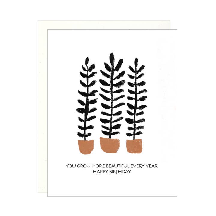 Lake Erie Design Co. - Wholesale Birthday Card - You Grow More Beautiful Every Year, Happy Birthday Card0