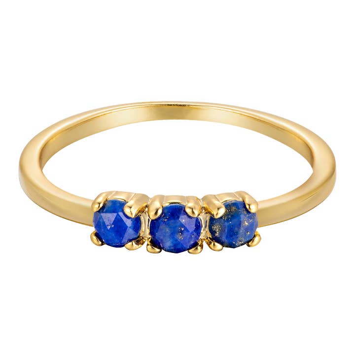 Bague lapis à pois pour la vente par Heilo Jewelry